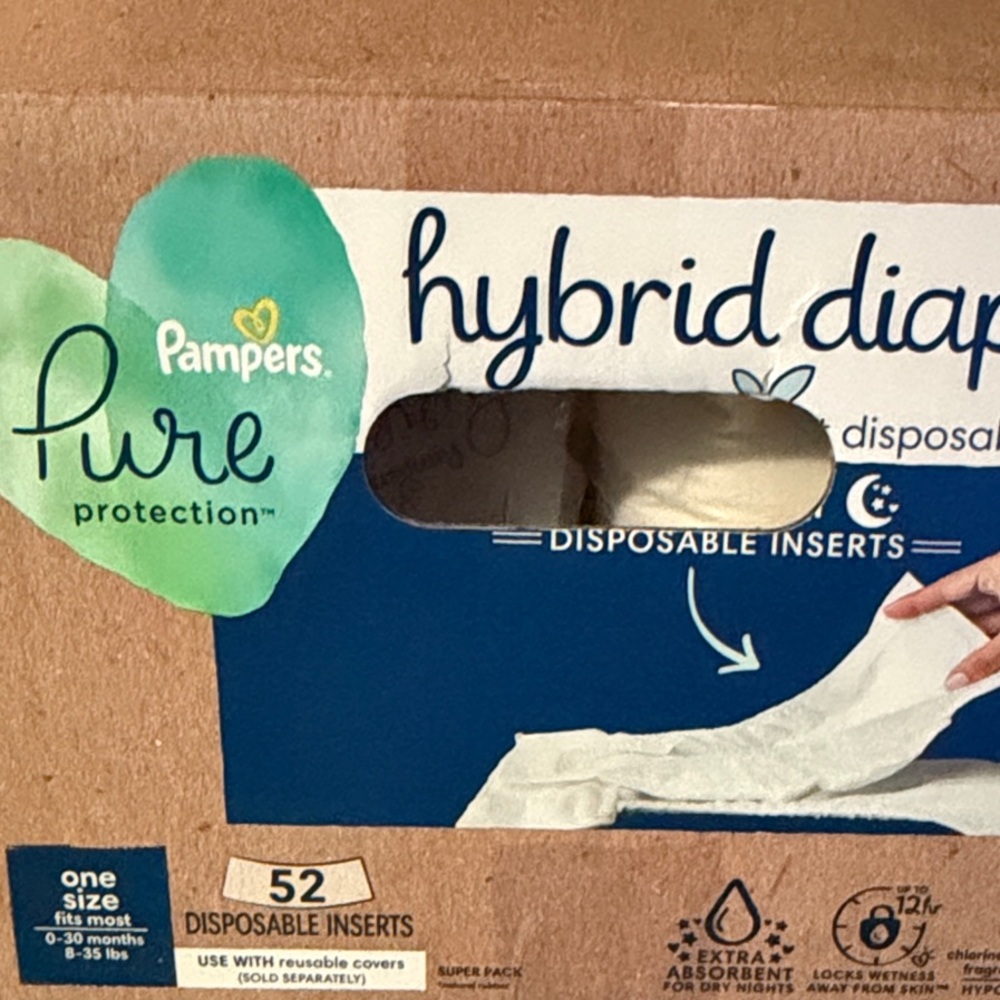 Pampers Pure Protection Hybrid Diaper